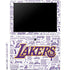 NBA LA Lakers Historic Blast Galaxy Book 12in Skin